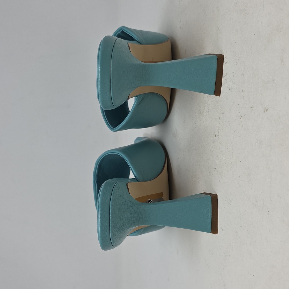 Sam Edelman Carmen Teal Mules Size 7.5 - Picture 4 of 6
